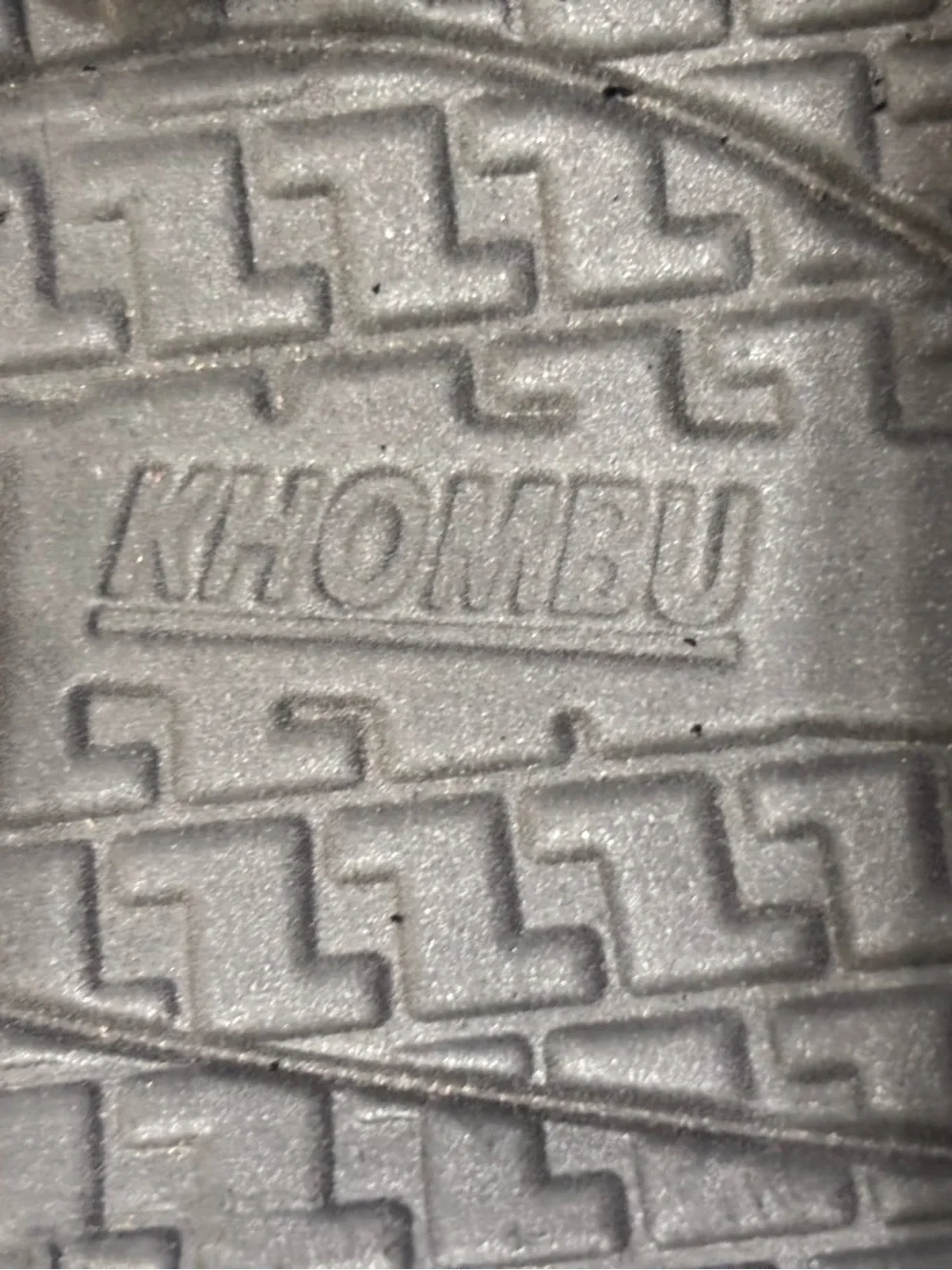 Khombu Men’s Black/Gray Hook & Loop Strap Sport Sandals US 9 EU 42